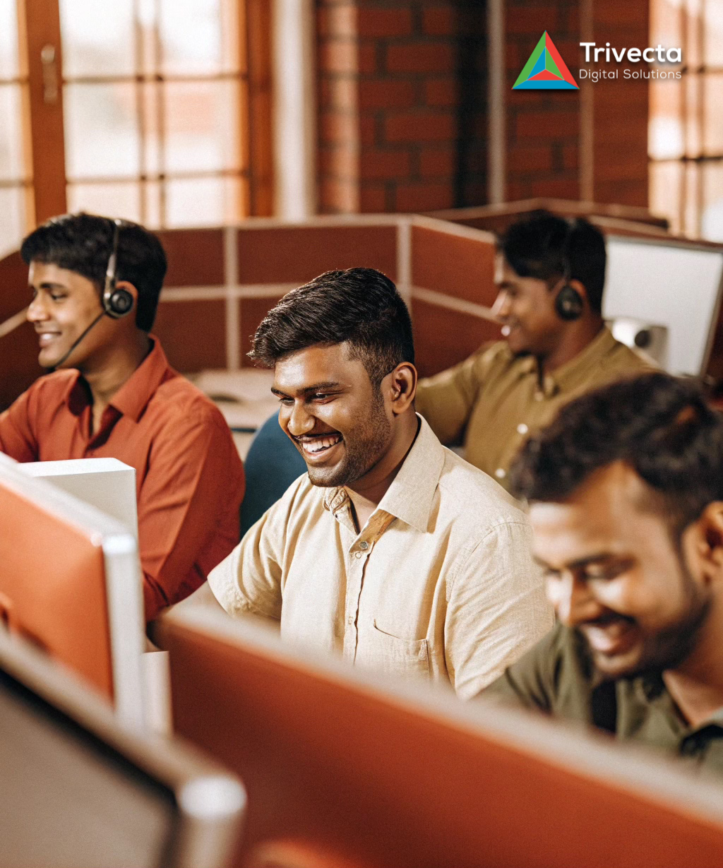 The Trivecta Digital team at work